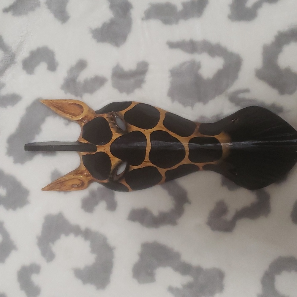 Giraffe wooden Mask